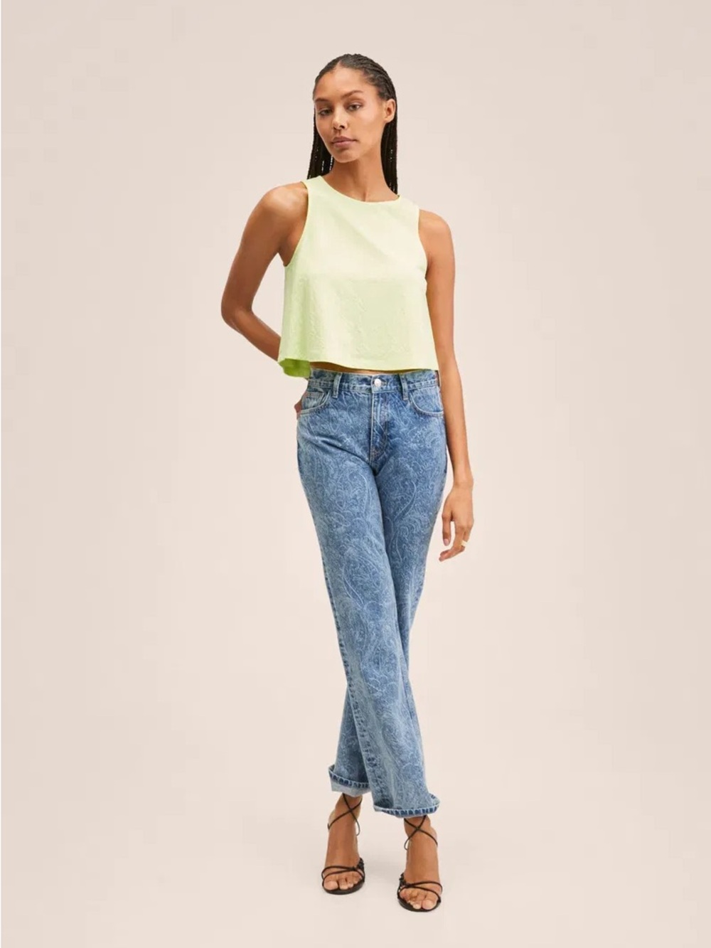 Mango Flowy Tank Top